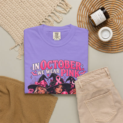In October We Wear Pink My Coven Fights in Pink Tee