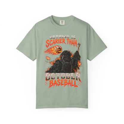 October Baseball Halloween Comfort Colors Graphic T-Shirt