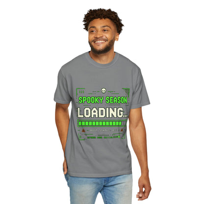 Spooky Season Loading Gamer Halloween Comfort Colors Tee