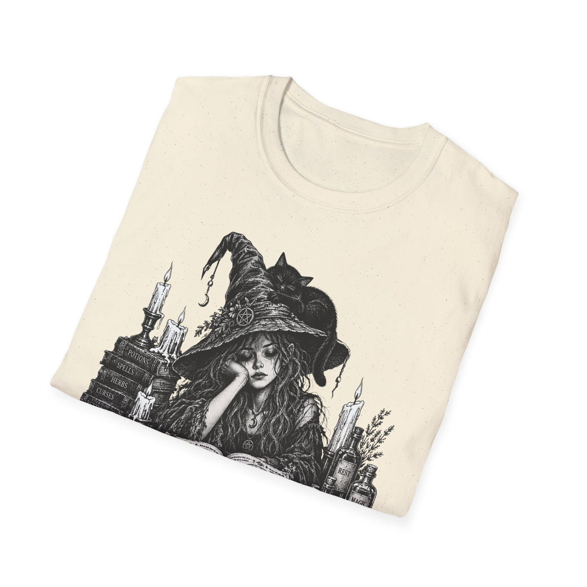 Wicked Wise & Tired Funny Exhausted Witch Mom T-Shirt