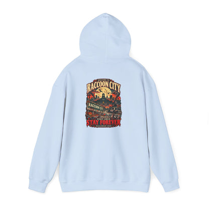 Welcome to Raccoon City Halloween 2026 Gildan 18500 Hoodie
