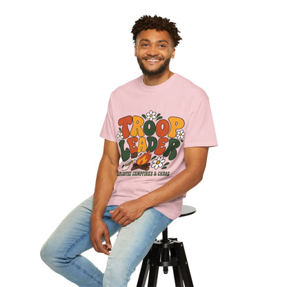 Troop Leader Coffee Campfires Chaos Comfort Colors Tee