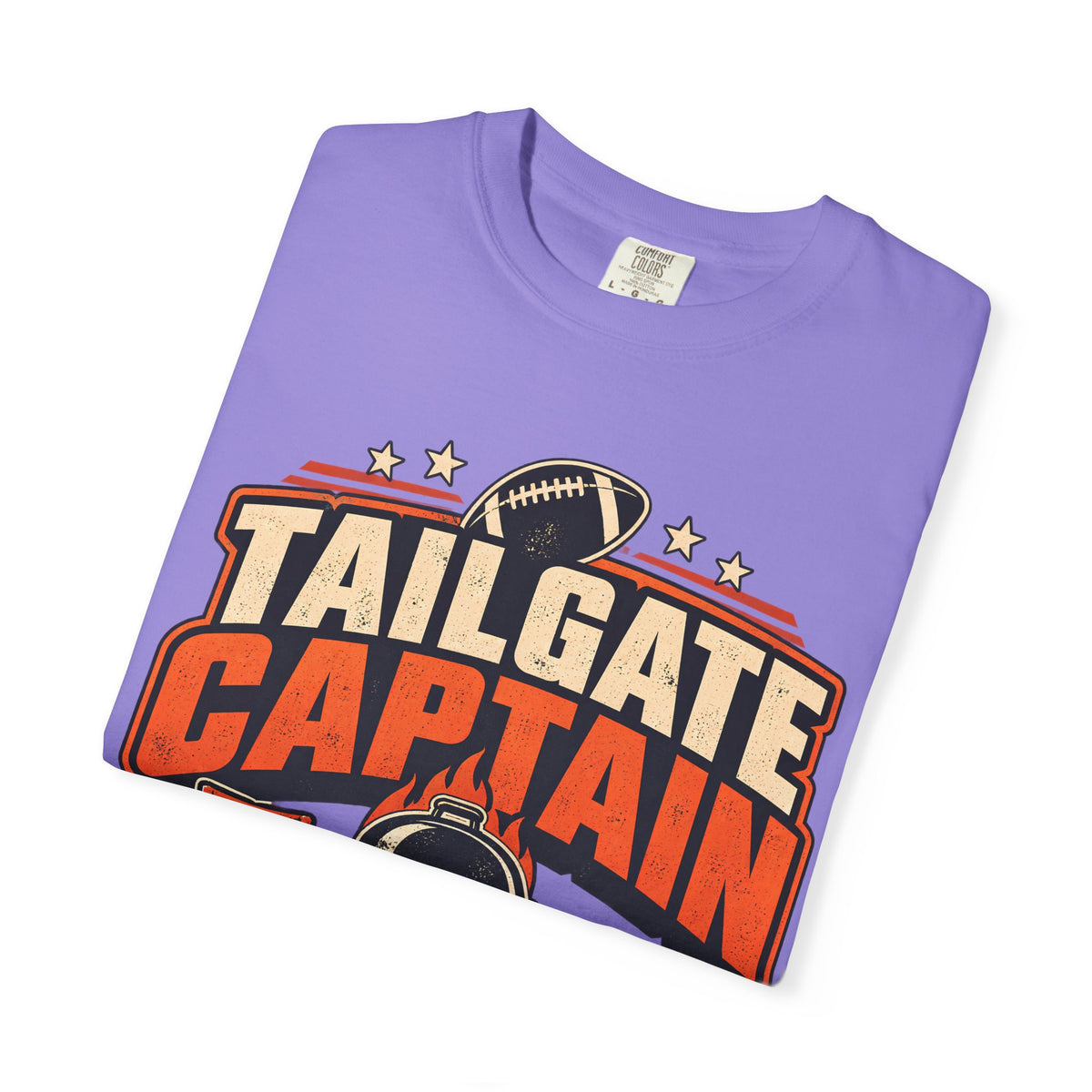 Tailgate Captain Football Game Day Comfort Colors T-Shirt