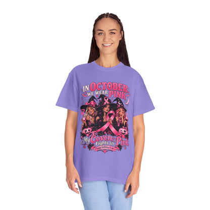 In October We Wear Pink My Coven Fights in Pink Tee