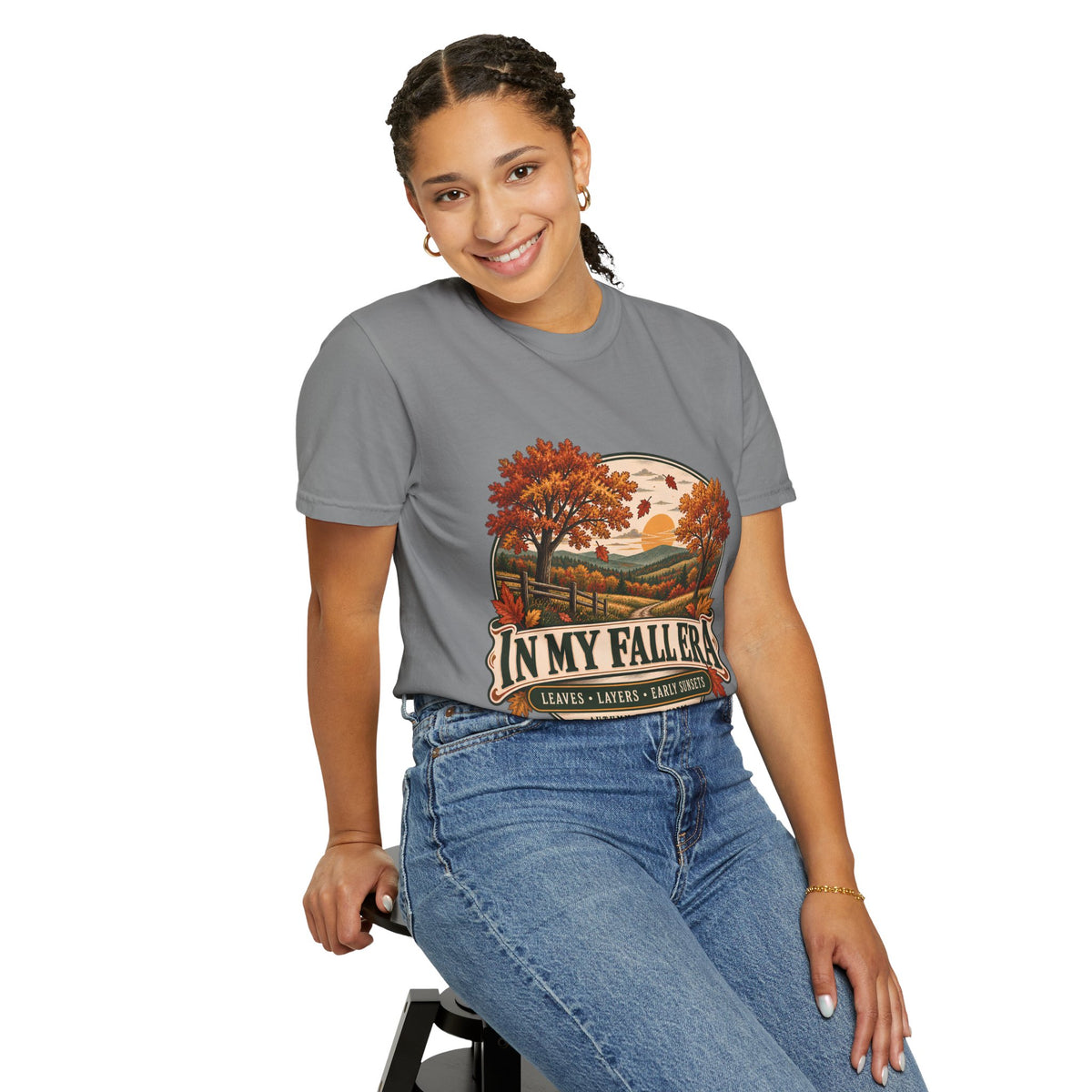 In My Fall Era Autumn Comfort Colors Graphic T-Shirt