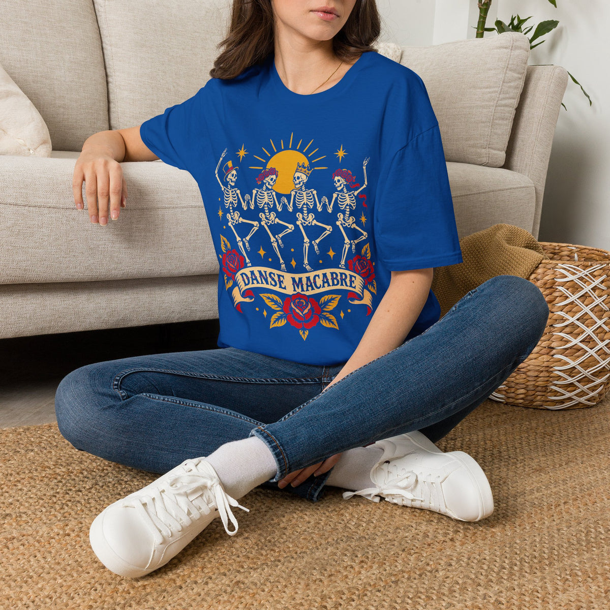 American Traditional Tattoo Skeleton Dance Shirt