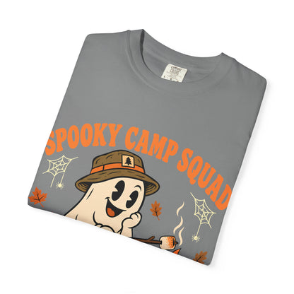 Spooky Camp Squad Campfires & Cobwebs Comfort Colors Tee