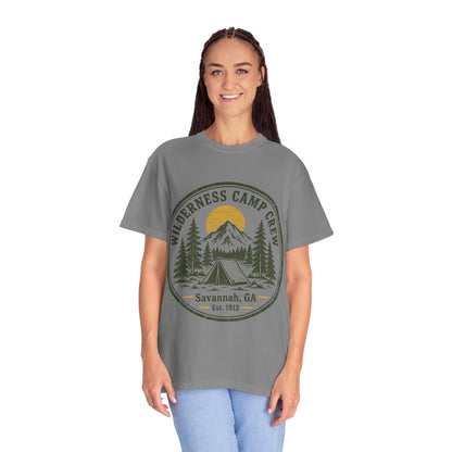 Wilderness Camp Crew Savannah GA Comfort Colors Tee