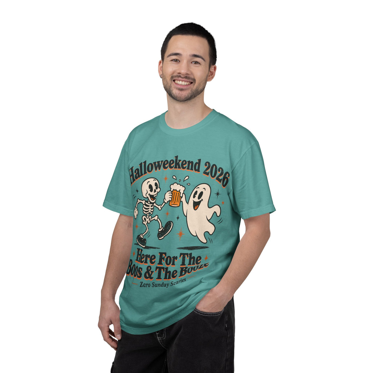 Halloweekend 2026 Boos & Booze Comfort Colors Tee