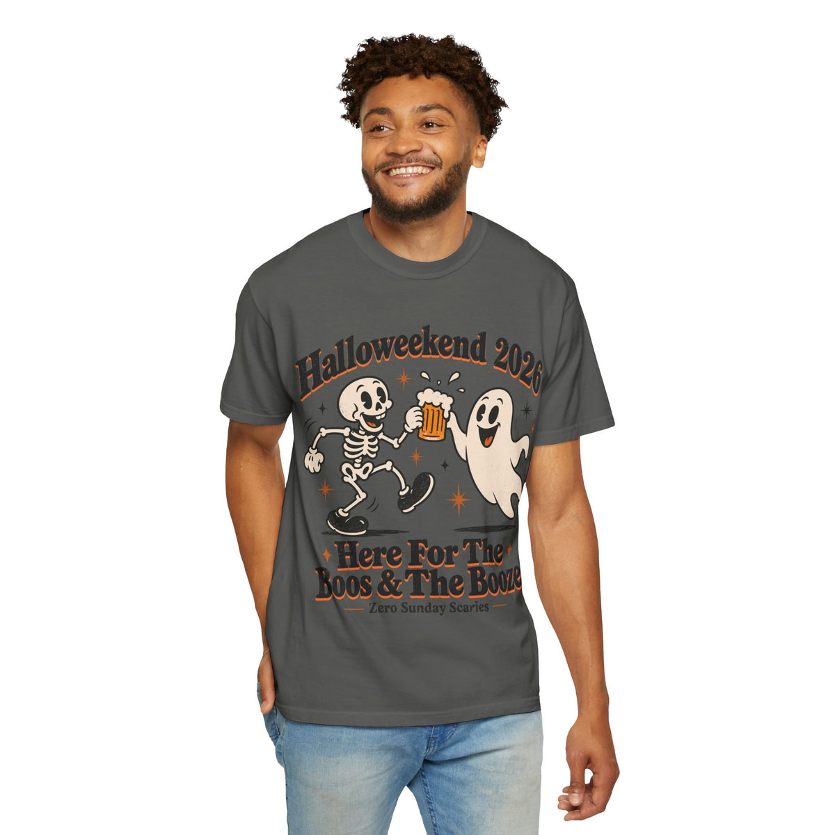 Halloweekend 2026 Boos & Booze Comfort Colors Tee