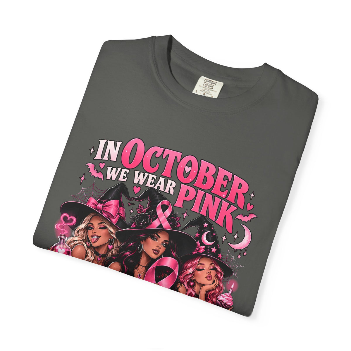 In October We Wear Pink My Coven Fights in Pink Tee