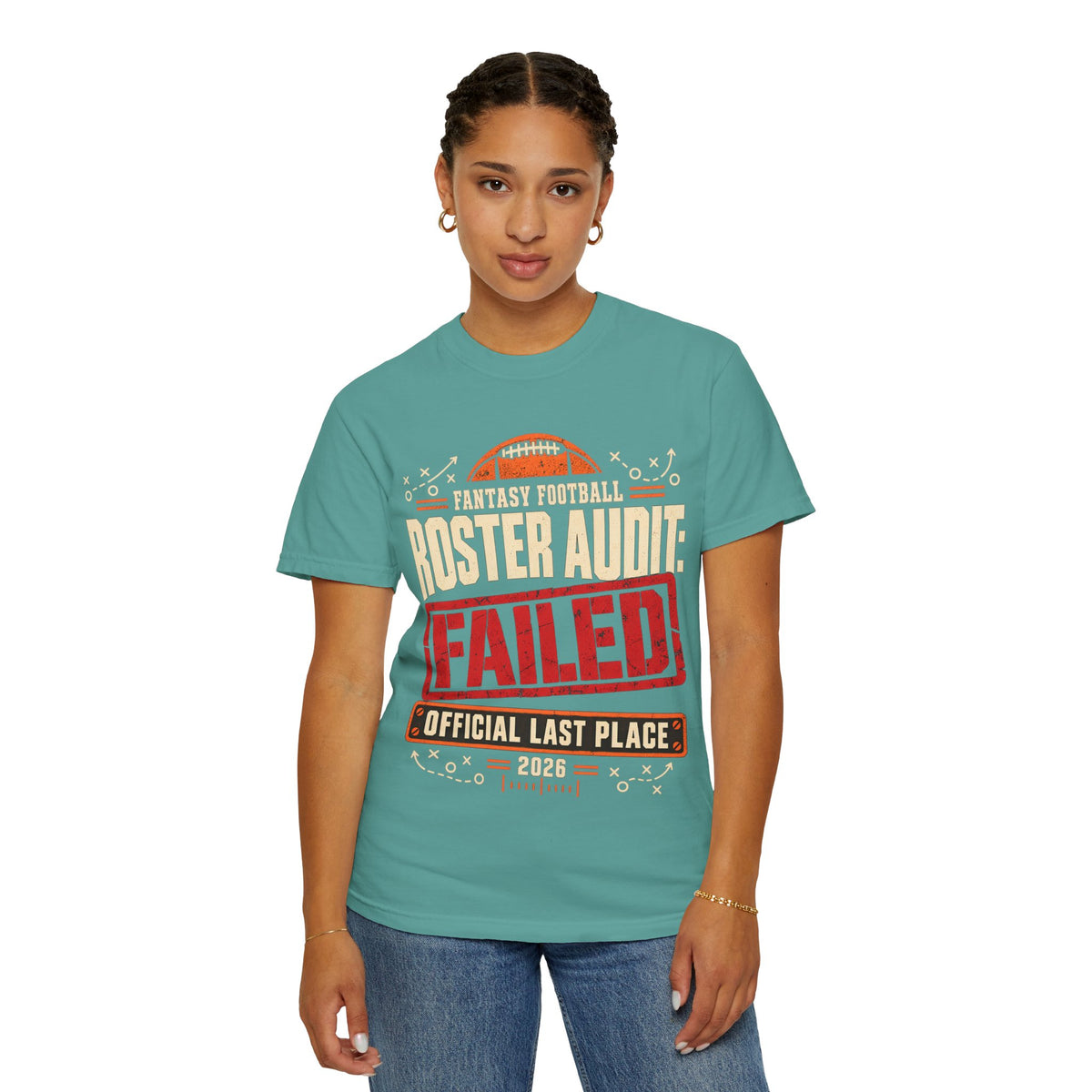 Fantasy Football Roster Audit Failed 2026 Comfort Colors Tee
