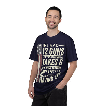 If I Had 12 Guns Funny Gun Math Comfort Colors T-Shirt