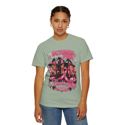 In October We Wear Pink My Coven Fights in Pink Tee