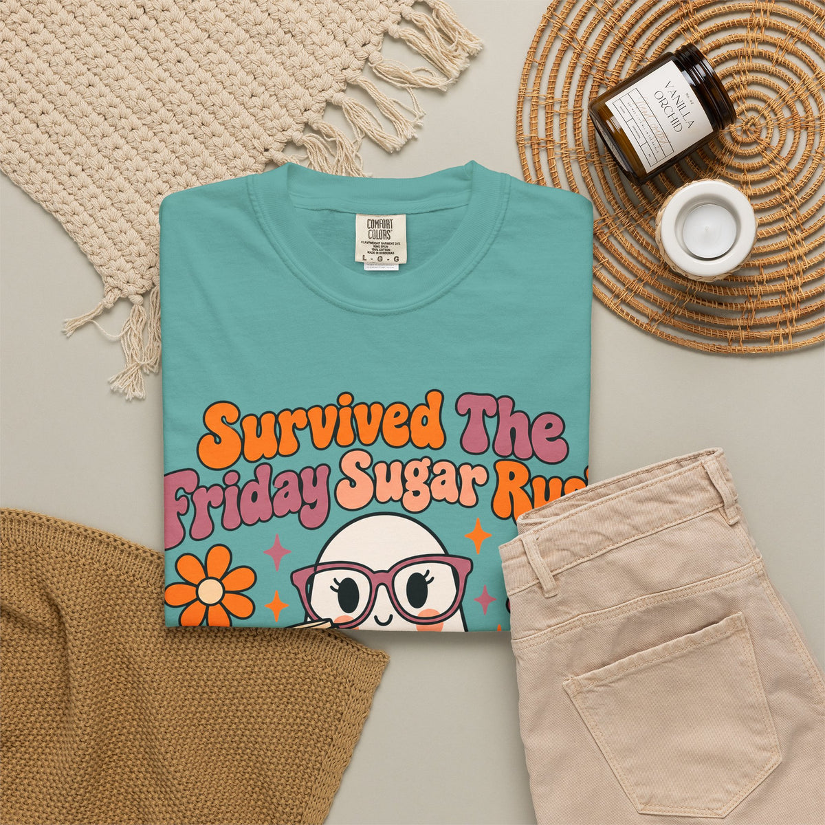 Friday Sugar Rush Halloween 2026 Comfort Colors Tee