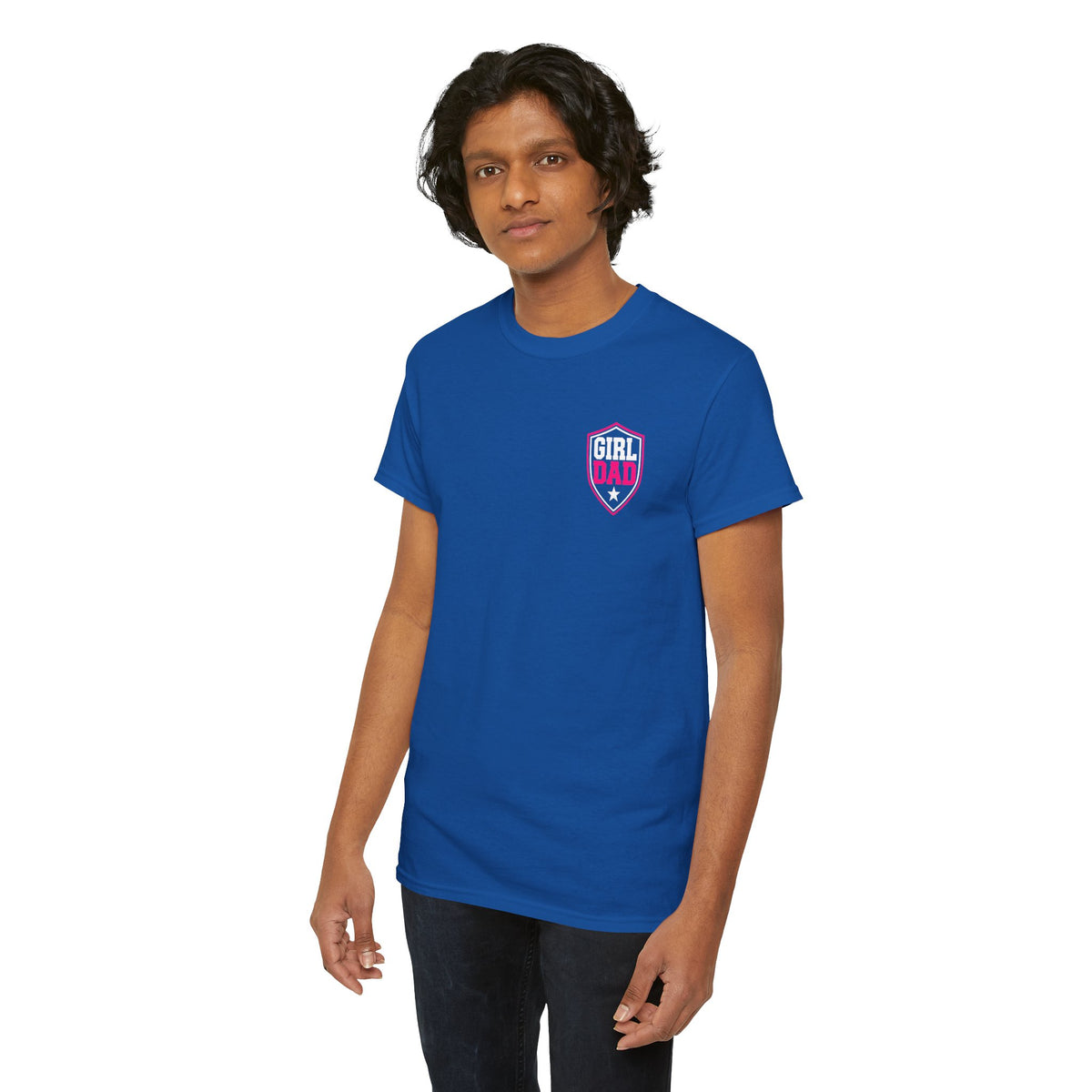 Girl Dad I Raise Strong Girls Graphic Tee
