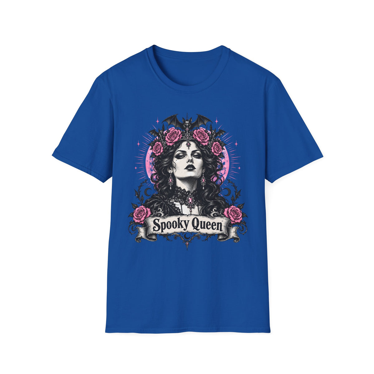 Pink Spooky Queen Pastel Gothic Glamour Witch T-Shirt