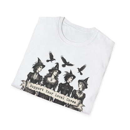 Support Your Local Coven Feminist Witch T-Shirt