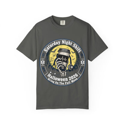 Saturday Night Shift Halloween 2026 Comfort Colors Tee