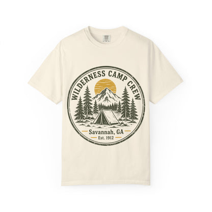 Wilderness Camp Crew Savannah GA Comfort Colors Tee