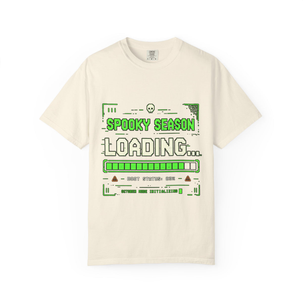 Spooky Season Loading Gamer Halloween Comfort Colors Tee