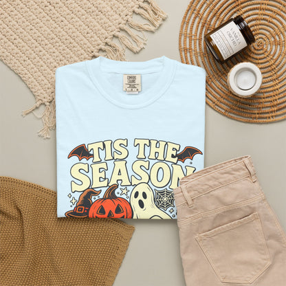 Tis the Season Spooky Halloween Comfort Colors Graphic Tee