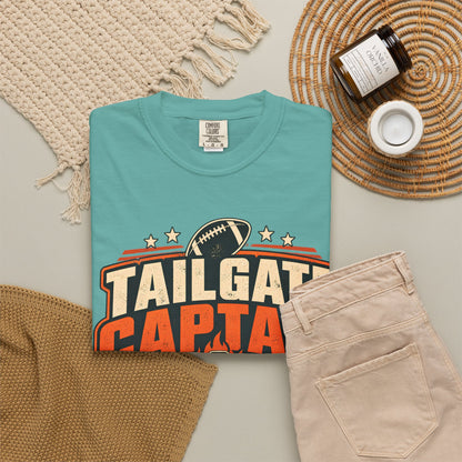 Tailgate Captain Football Game Day Comfort Colors T-Shirt