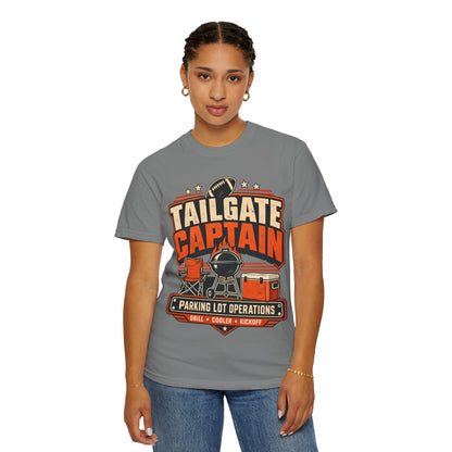 Tailgate Captain Football Game Day Comfort Colors T-Shirt