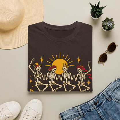 American Traditional Tattoo Skeleton Dance Shirt
