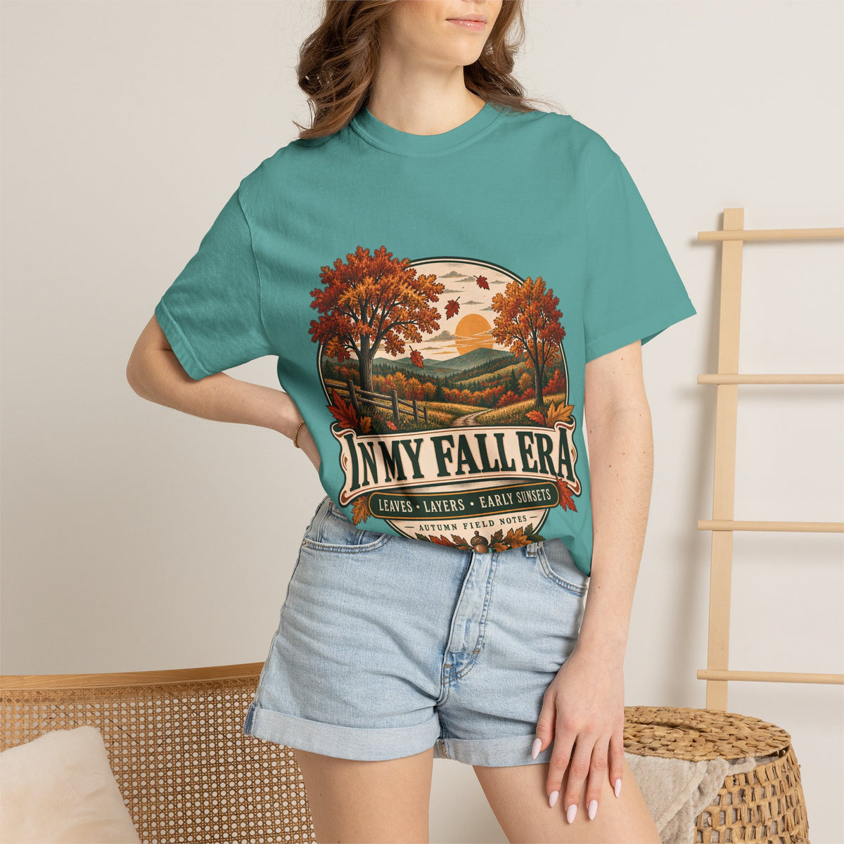 In My Fall Era Autumn Comfort Colors Graphic T-Shirt