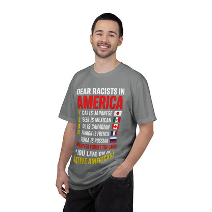 Dear Racists in America Anti-Racism Comfort Colors Tee