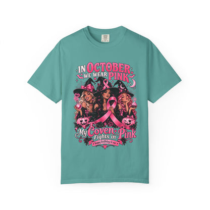 In October We Wear Pink My Coven Fights in Pink Tee