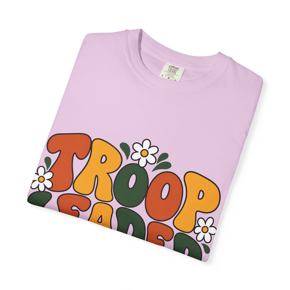 Troop Leader Coffee Campfires Chaos Comfort Colors Tee