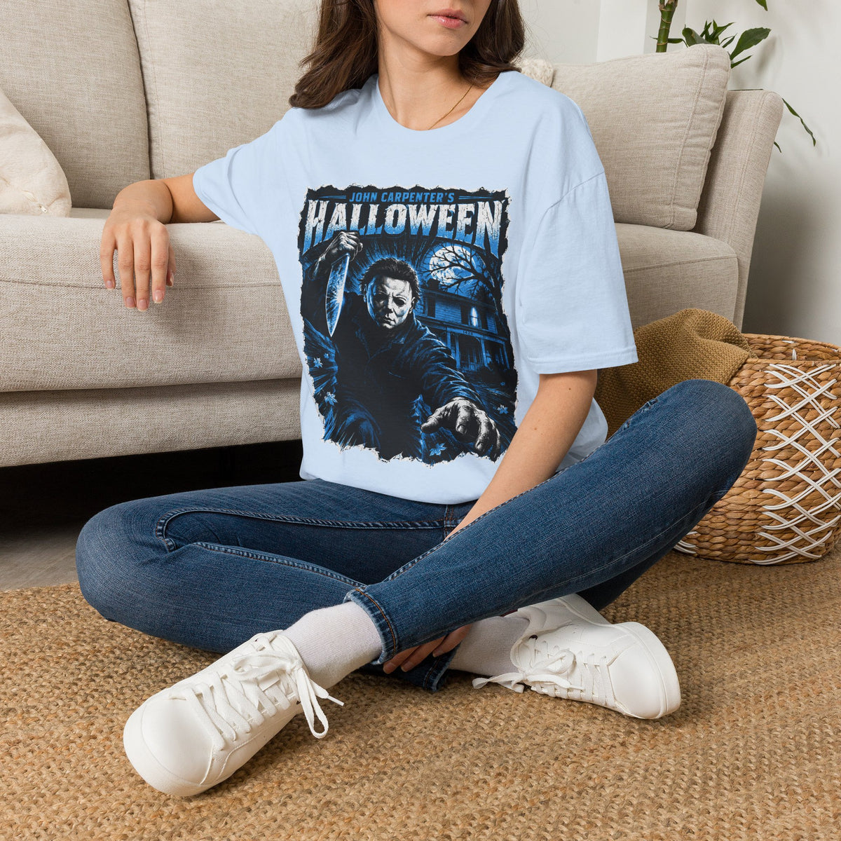 John Carpenter's Halloween Comic Book Style Shirt