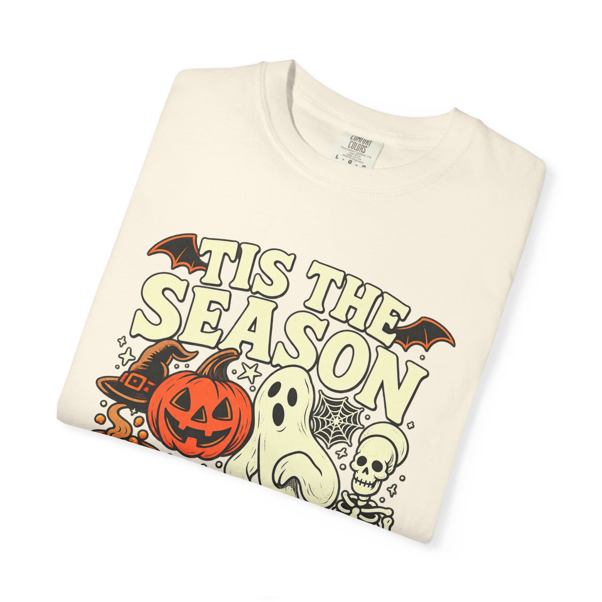 Tis the Season Spooky Halloween Comfort Colors Graphic Tee