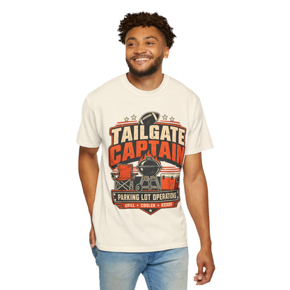 Tailgate Captain Football Game Day Comfort Colors T-Shirt
