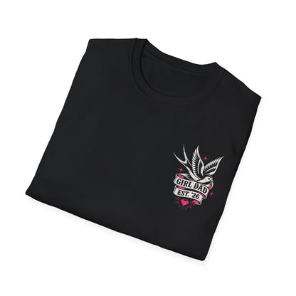Raising Rebels Girl Dad Biker Graphic Tee