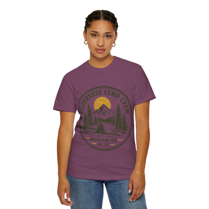 Wilderness Camp Crew Savannah GA Comfort Colors Tee