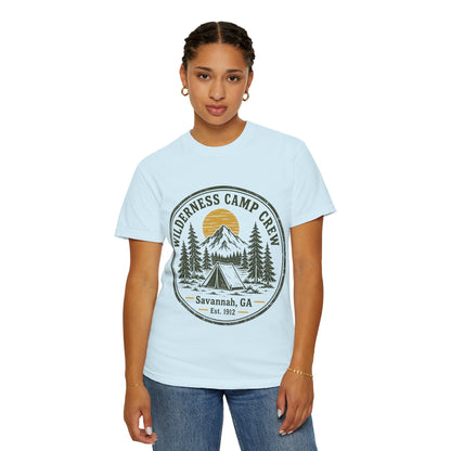 Wilderness Camp Crew Savannah GA Comfort Colors Tee