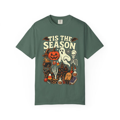 Tis the Season Spooky Halloween Comfort Colors Graphic Tee