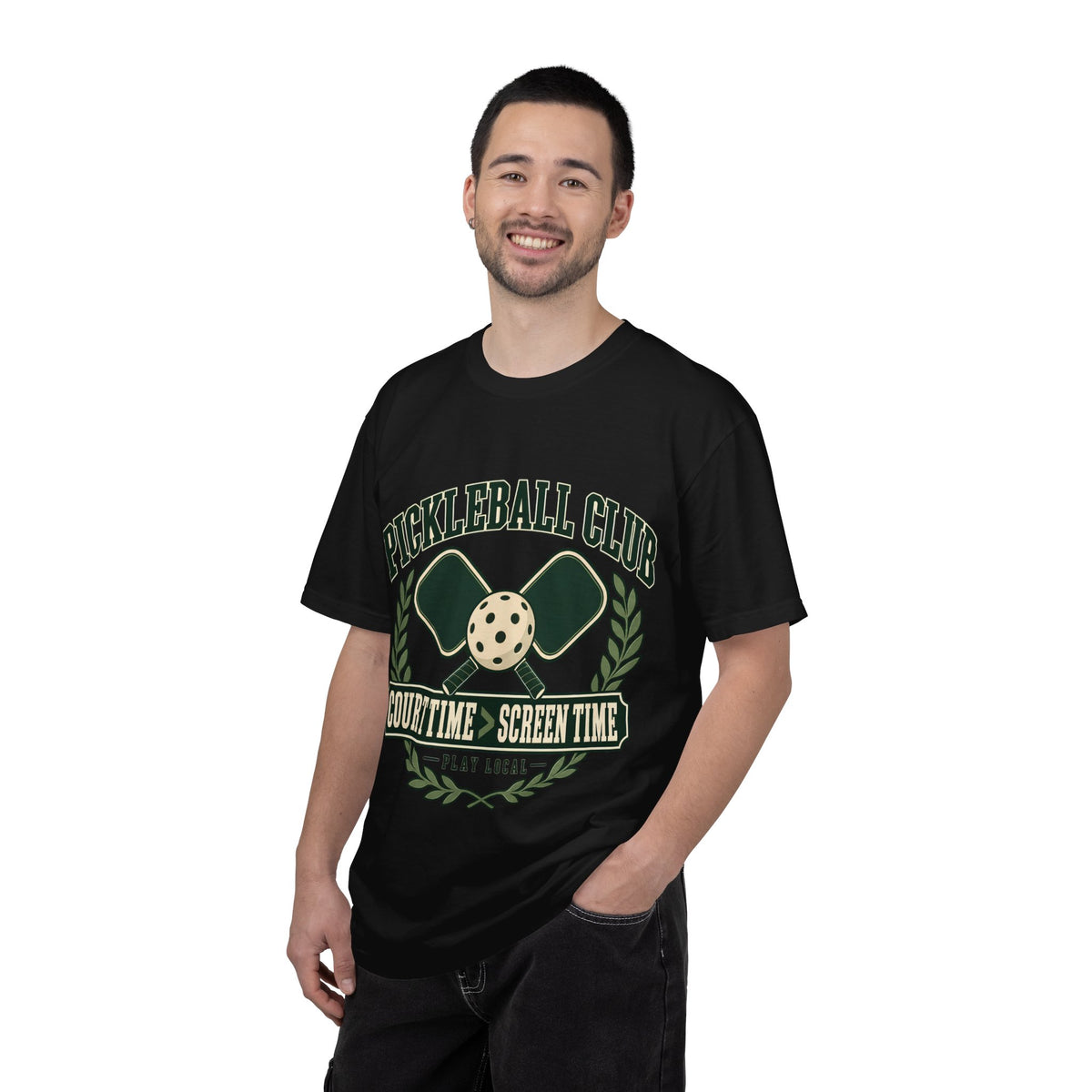 Pickleball Club Court Time Over Screen Time Comfort Colors Tee
