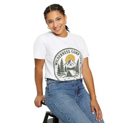 Wilderness Camp Crew Savannah GA Comfort Colors Tee