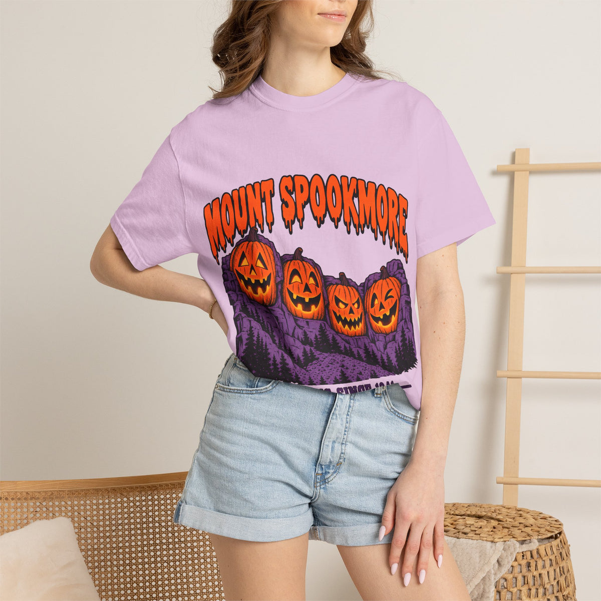 Mount Spookmore Halloween Comfort Colors T-Shirt