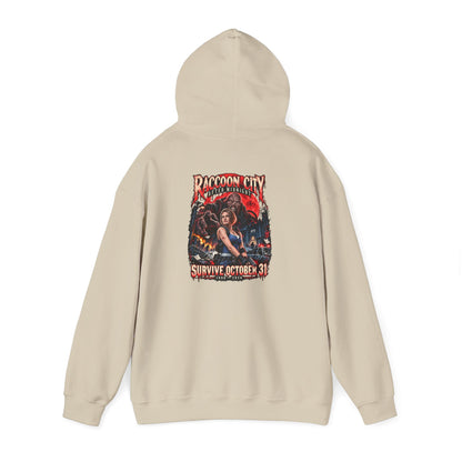 Raccoon City After Midnight Halloween Gildan 18500 Hoodie