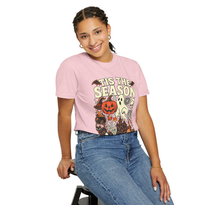 Tis the Season Spooky Halloween Comfort Colors Graphic Tee