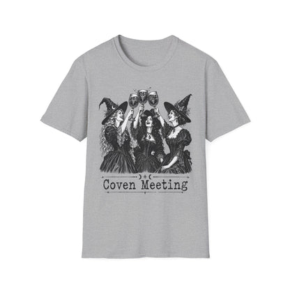 Coven Meeting Witch Wine T-Shirt