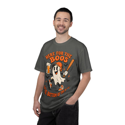 Here for the Boos Baseball Halloween Comfort Colors Tee