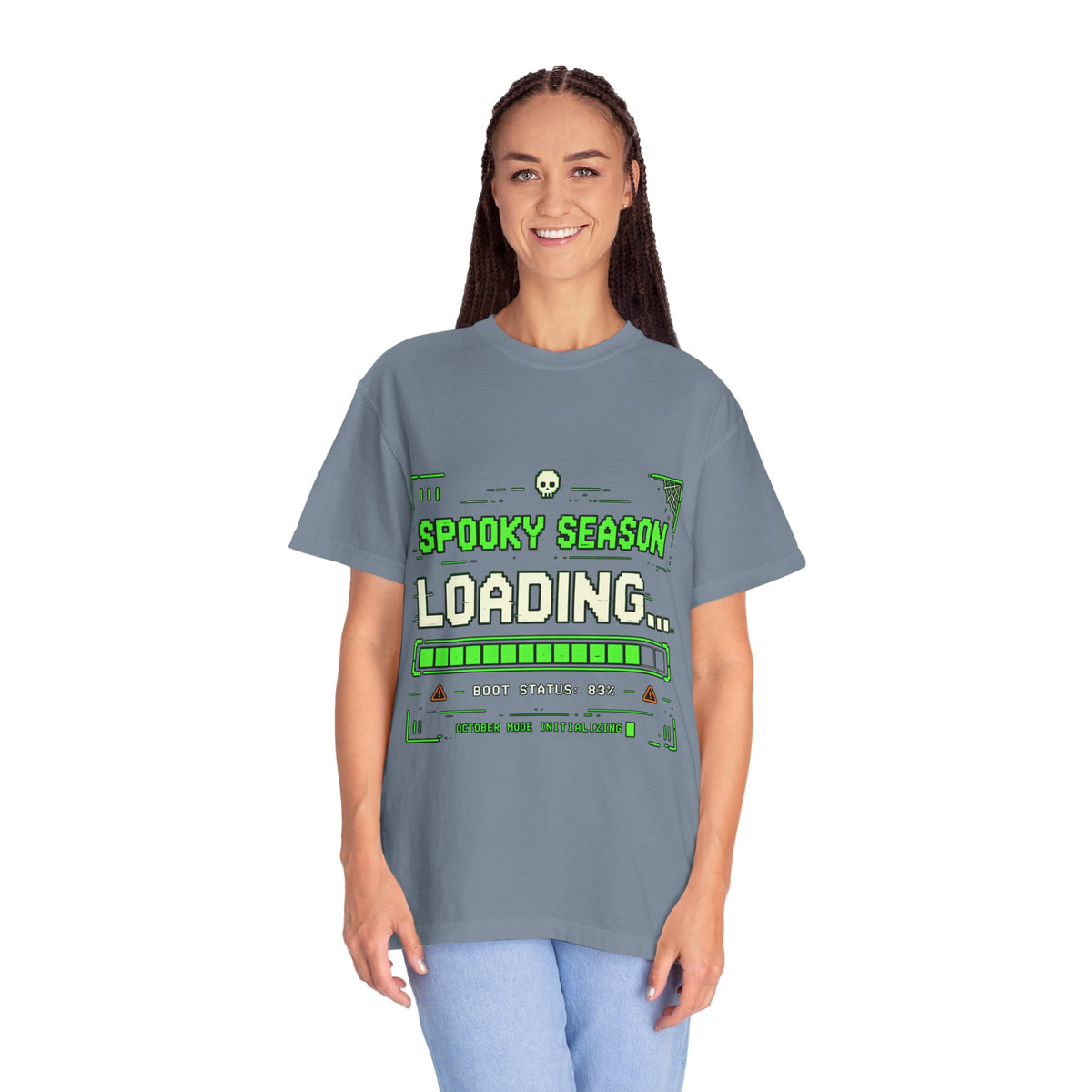 Spooky Season Loading Gamer Halloween Comfort Colors Tee