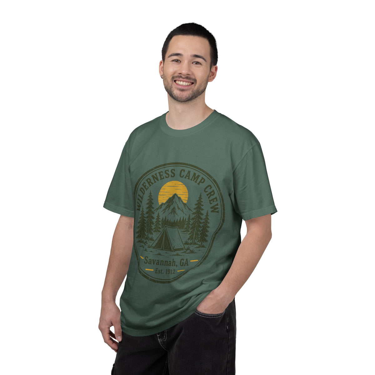 Wilderness Camp Crew Savannah GA Comfort Colors Tee