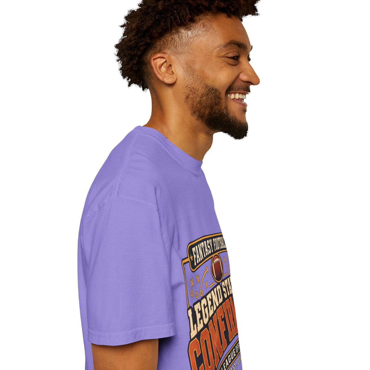 Fantasy Football Legend Status Confirmed Comfort Colors Tee